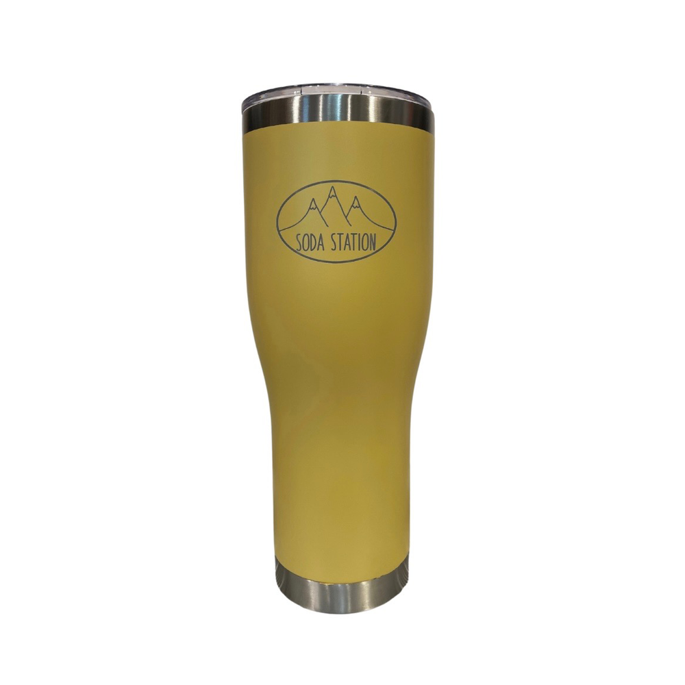 RTS Yellow 40 oz Tumbler w/ Castle